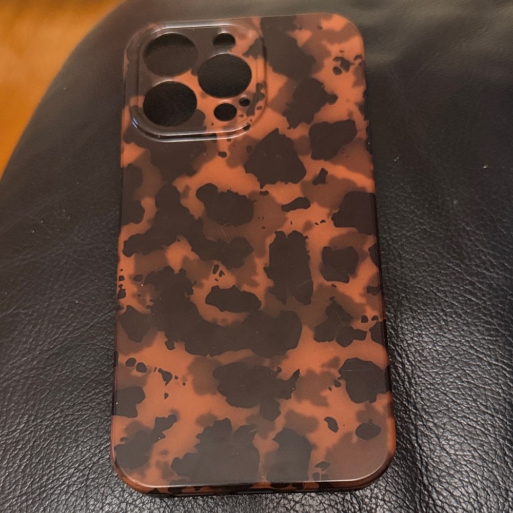 Leopard Print Phone Case - Brown